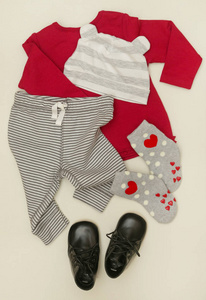  red baby outfit