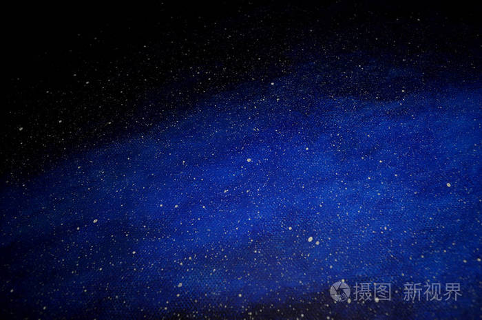 恒星宇宙图. 蓝色宇宙模式. 宇宙图像.