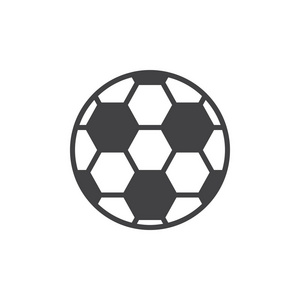 足球符号标志插图.照片