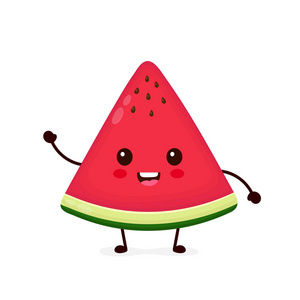 西瓜加粗向量图片