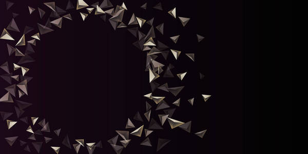 三角形背景。三角形晶体的抽象组成