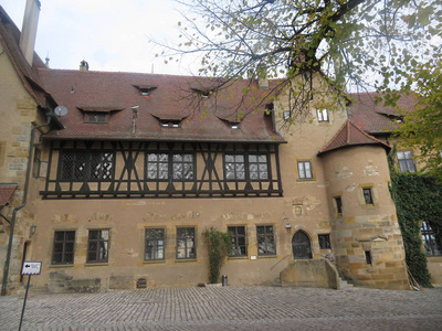 古老堡垒的城墙阿尔滕堡2班贝格德国