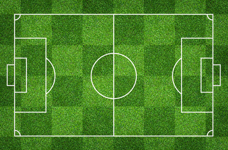 足球场或足球场为背景. 绿色草坪球场创建运动游戏.照片
