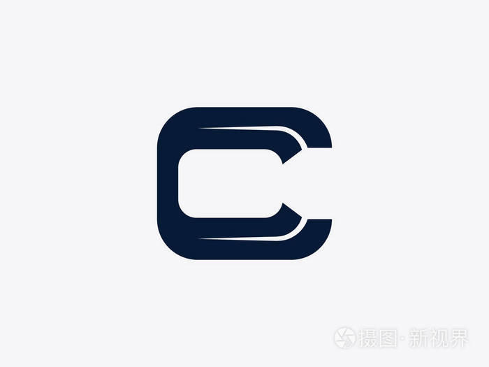 字体标志隔离在背景上. 字体字符符号插图