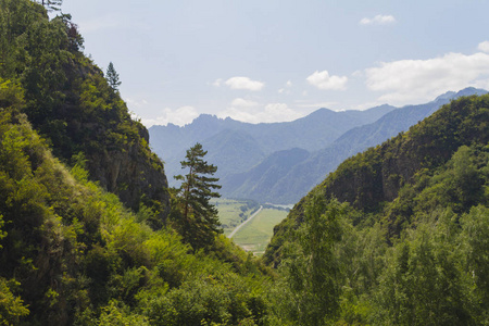 阿尔泰山全景