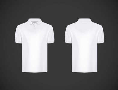 s slimfitting short sleeve polo shirt. White polo shirt mockup