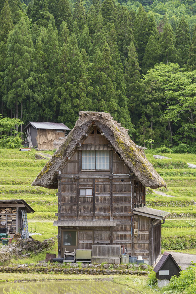 田园茅草屋图片大全图片