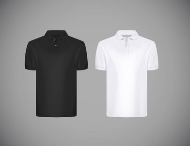 s slimfitting short sleeve polo shirt. Black and white polo shi