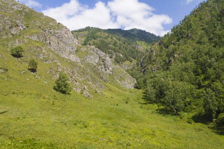 阿尔泰山全景