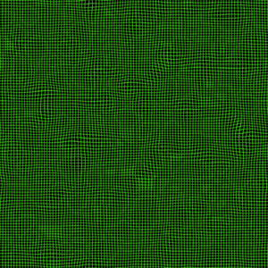 黑色背景上的绿色网格。 技术模式。