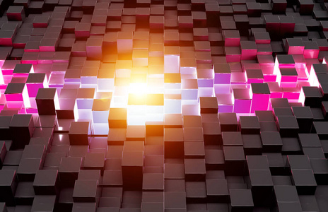 红色和黑色的方块图片