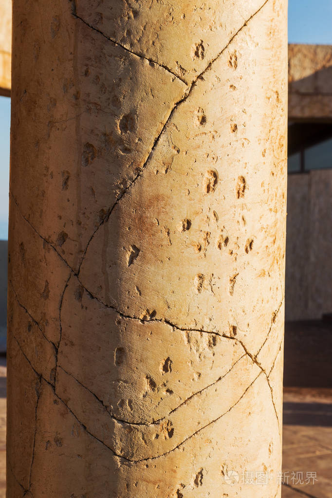 水泥岩石裂隙模式. 裂纹纹理.
