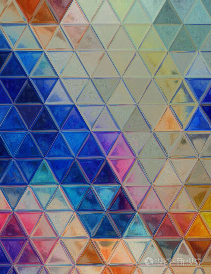 抽象五彩水彩纹纹理背景.油画风格.温暖的颜色.软刷油漆.现代艺术.