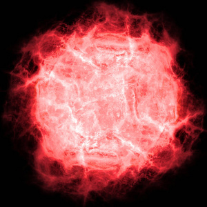 星型红矮星..太空深处的星星。巨大的热气巨人。