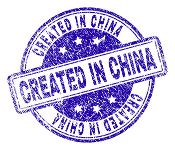 中国邮票印章中创建的划痕纹理