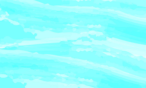 蓝色水彩画抽象回云天空海浪图片