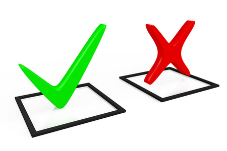 3d几何同意和不同意的迹象照片