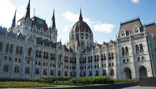 布达佩斯多瑙河畔匈牙利议会的一部分