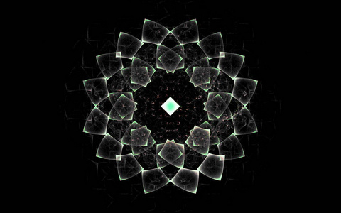 数字生成的图像，以抽象的几何形状的各种阴影和颜色，用于网页设计和计算机图形。