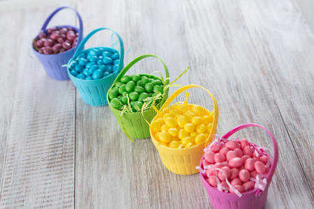 复活节彩豆照片