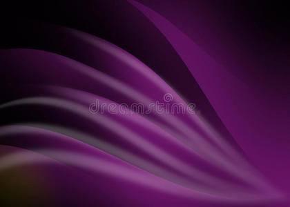 抽象曲线和线条紫色背景
