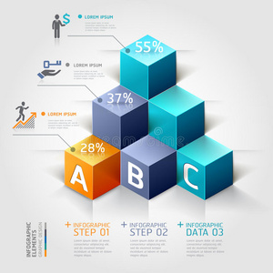 三维楼梯图现代商业steb选项。