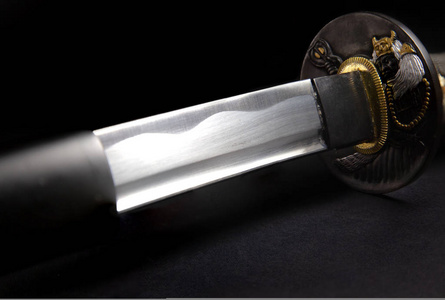 日本片假名武士长剑日本武士刀剑传统的日本武士剑日本剑泰克奈