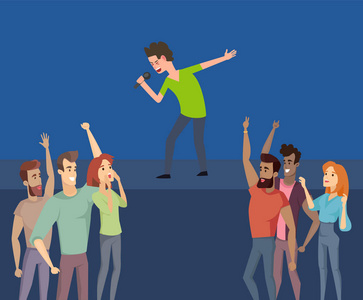 歌手激情图片-歌手激情素材-歌手激情插画-摄图新视界