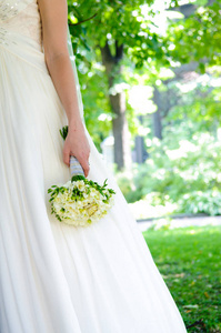 s hands. Wedding day.