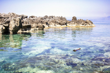 意大利巴利卡塔海岸小海湾