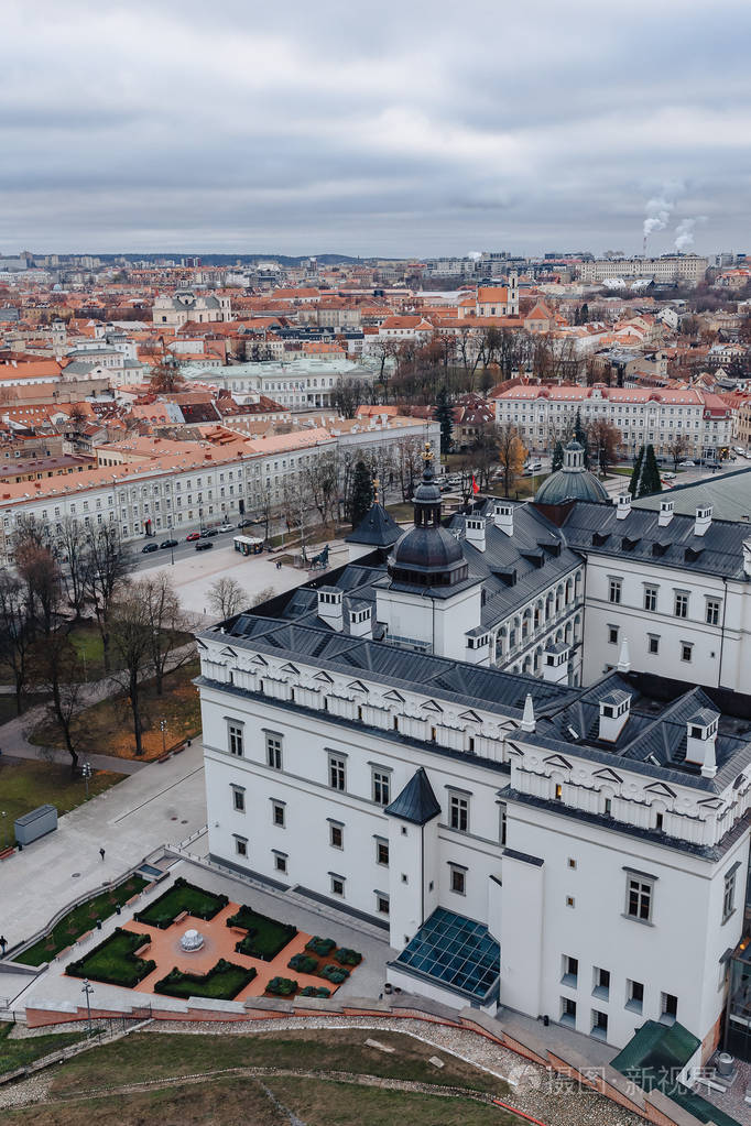 立陶宛大杜克斯宫,立陶宛维尔纽斯空中城市景观