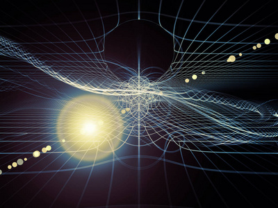 数字梦想系列。 科学教育计算机和现代技术领域的虚拟可视化组件技术背景组成