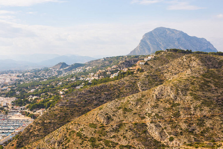 西班牙阿利坎特地中海的 javea xabia 村