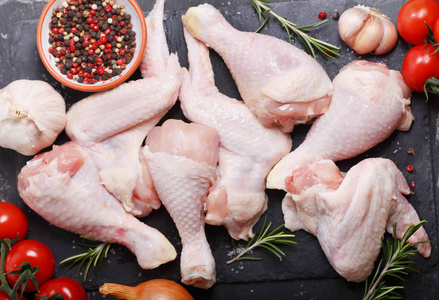 鲜鸡肉图片