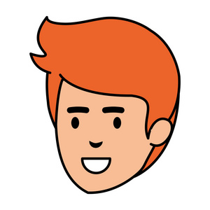 个 青年头像字符矢量插图设计 相似素材图片