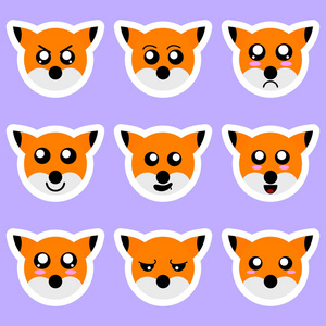 情头狐狸动漫图片