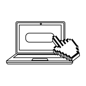 手游子矢量图设计笔记本电脑