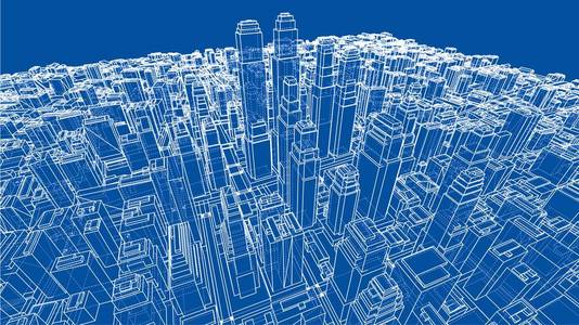 城市蓝图图片
