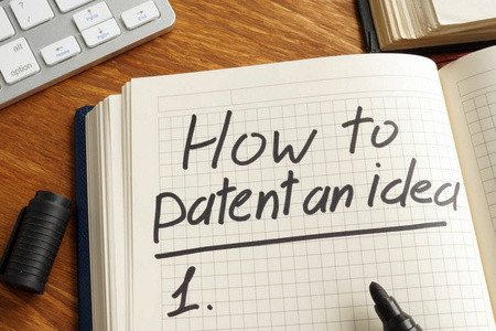 如何专利一个想法写在说明中。 版权法。