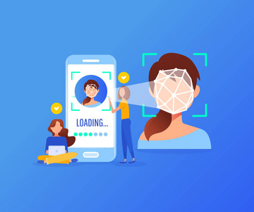 人脸识别技术理念.个人身份照片