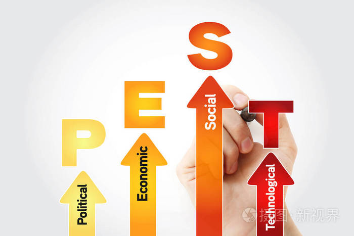 pest(政治,经济,社会,技术)商业概念