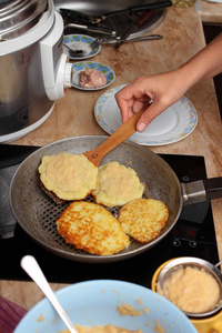 准备好女人做的煎饼