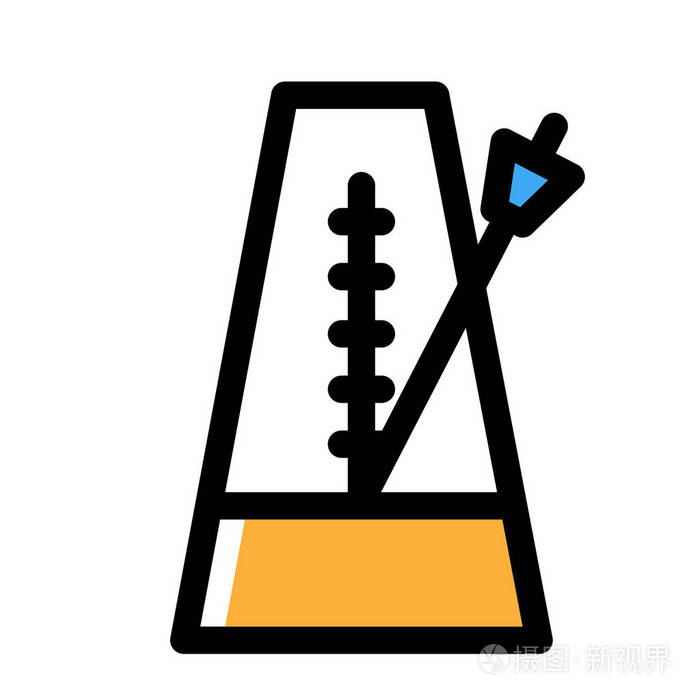 节拍器线色插图