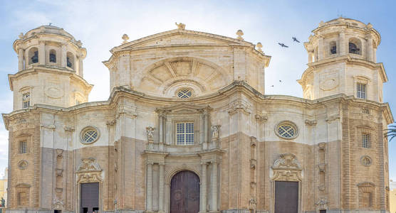 新的大教堂或圣克鲁斯圣塔克鲁斯在卡迪兹安达鲁西亚西班牙