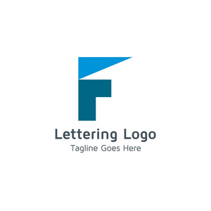 字母f标志设计适用于贸易商业品牌
