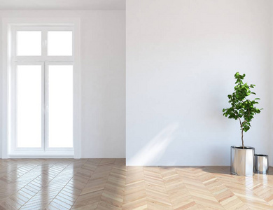 内部的空房间图片