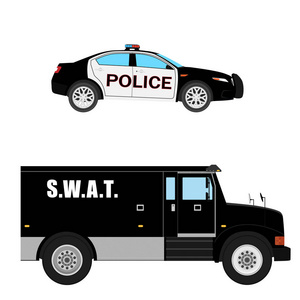 道路警车图片