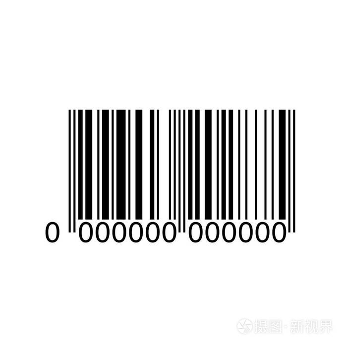 条形码图标插图. 理想的促销和营销材料