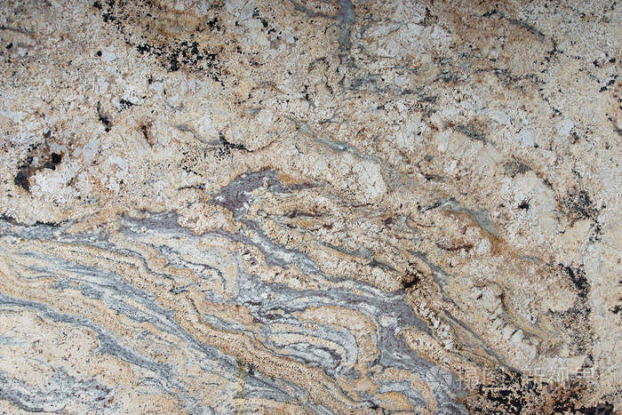 浅花岗岩,表面有花纹,称为金色瀑布,石材纹理,大理石背景