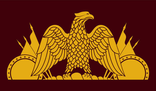 希腊或罗马女神脸. 标志设计模板.